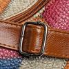 Damen Messenger-Tasche Schultertasche aus PU-Leder-Patchwork