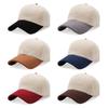 Patchwork Color Design Corduroy Hat Versatile Casual Hat Casual Sun Hat  Outdoor