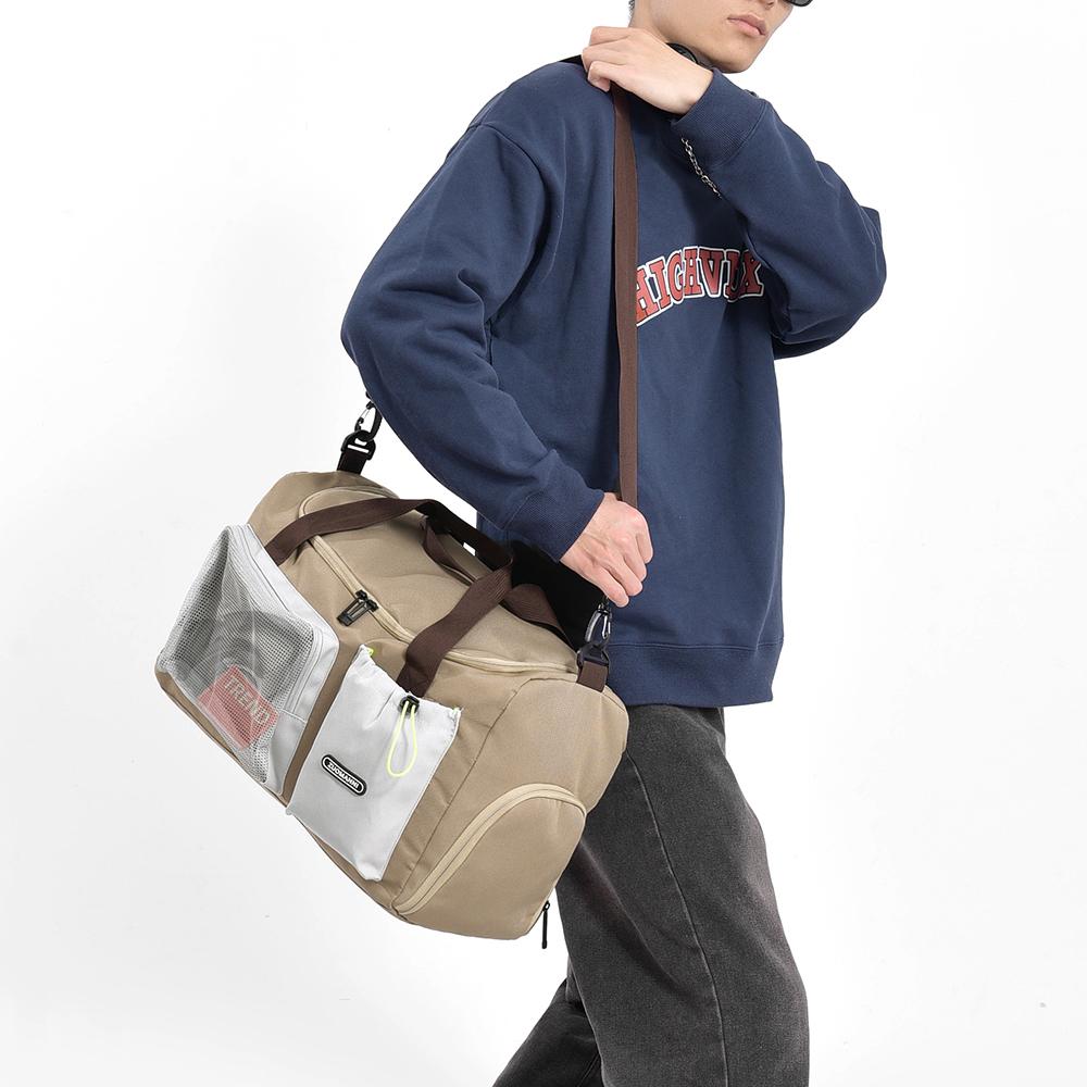 Gym Bag Large Capacity Travel Bag Dry and Wet Separated Luggage Bag Travel Boarding Bag Separation Shoes Bags
