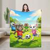 Coperte Morbide Gioco T-Talking T-Tom E F-Friends Coperte Peluche da Picnic Biancheria da Letto Coperte Divertenti per Divano e Poltrona Copriletto in Flanella Copriletto per Divano Letto