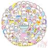 135Pcs/Set Q Funny Seal Mini Diary Manual Stickers DIY Scrapbooks Album Decor Decals Stickers
