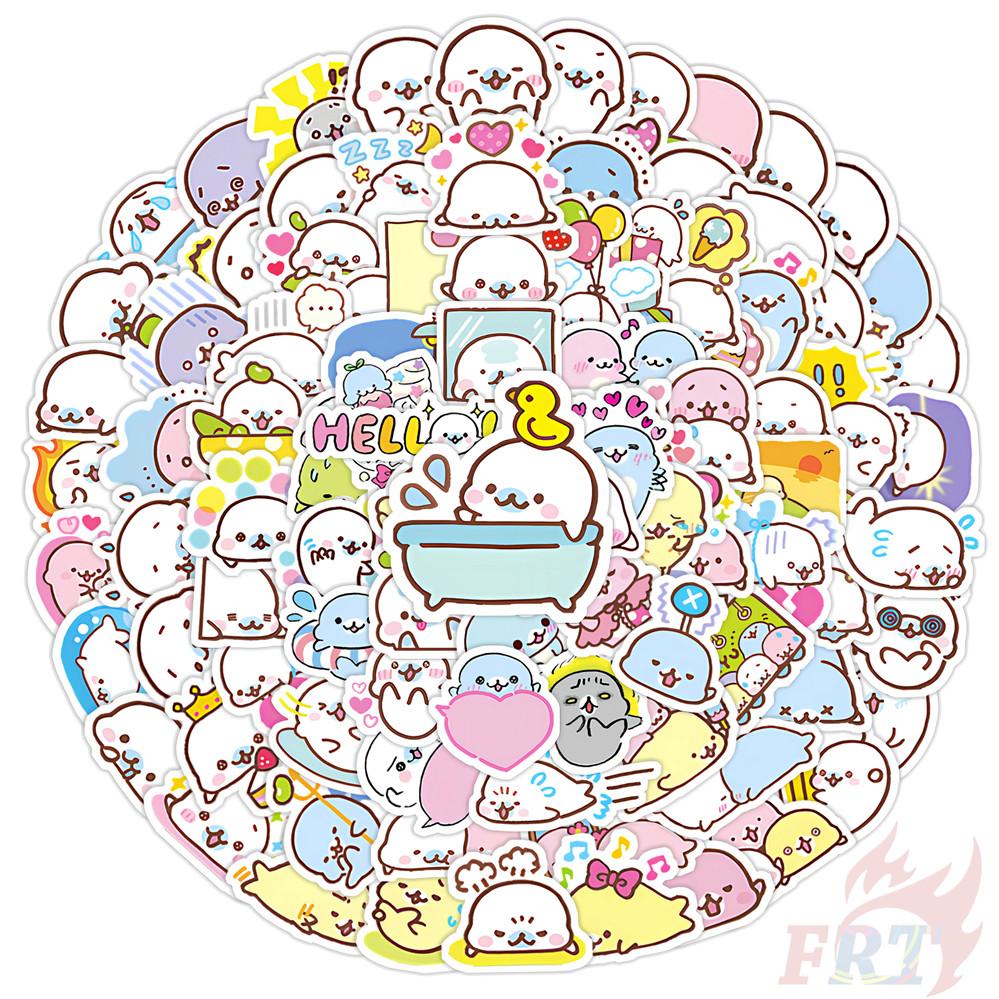 135Pcs/Set Q Funny Seal Mini Diary Manual Stickers DIY Scrapbooks Album Decor Decals Stickers