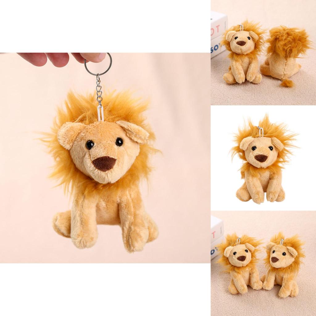 Portachiavi Peluche Leone Giocattolo Con Materiale Peluche Corto Per Bambine E Idee Regalo