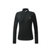 Fitness Simple Fashion Versatile T-Shirt Women Tops Deep-Black A61W631201FBK