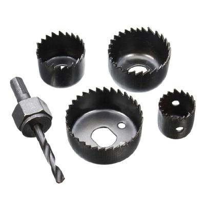 5Pcs Woodworking Opener Hole Saw Bit Cutting Drilling Tool Set With Round Saw