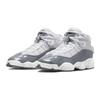 Air Jordan 6 Rings GS White Cool Grey Kids Sneakers 323419-121