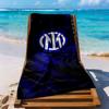 Inter Milan Beach Towel Super Soft Absorbent Comfortable Lightweight Perfect For Traveling Yoga Camping And Swimming
