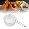 Frying Basket Stainless Steel   Handle Reusable Rust Resistant Fry Net for Fish Chicken Nuggets
