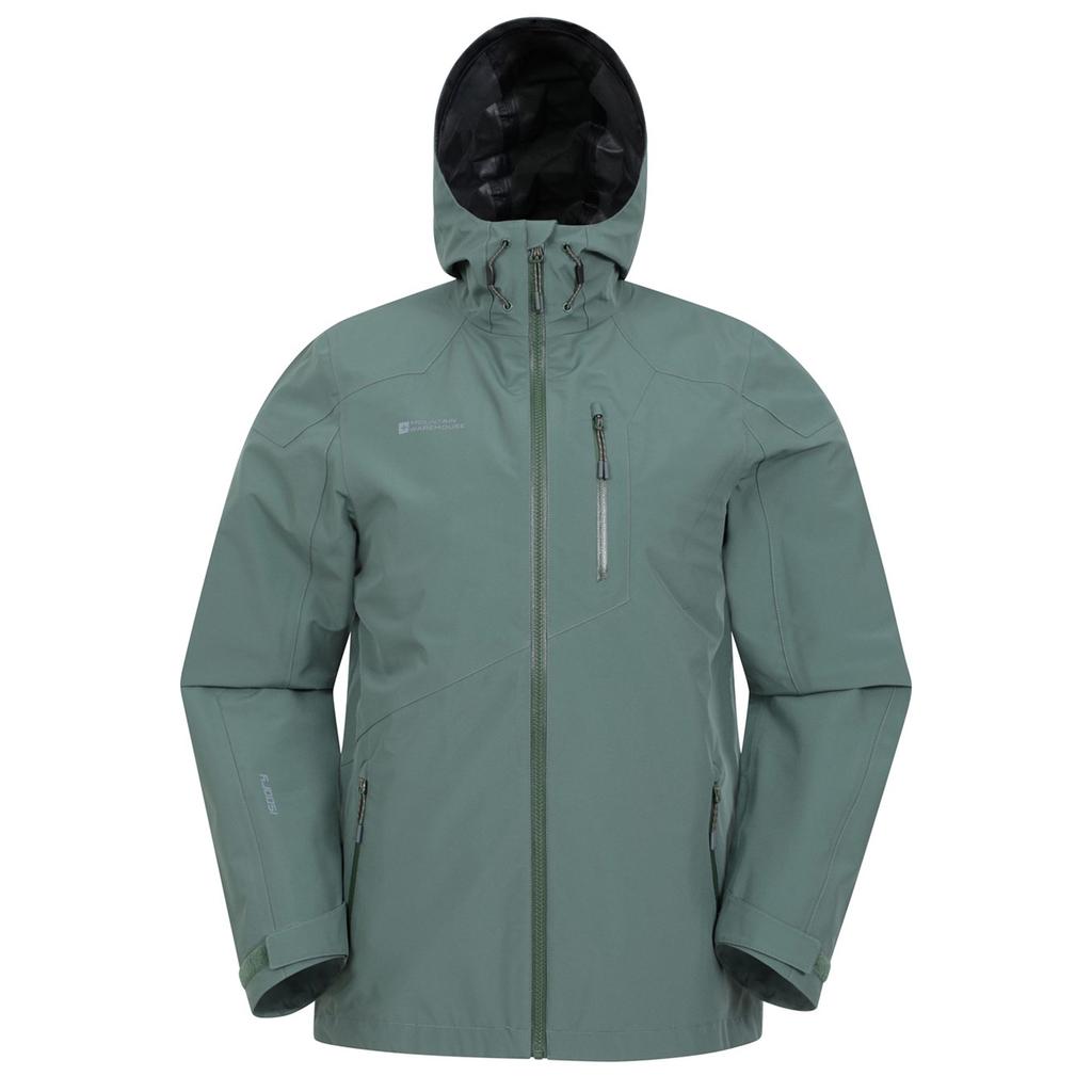 Mountain Warehouse Men's Bachill Three Layer Waterproof Jacket