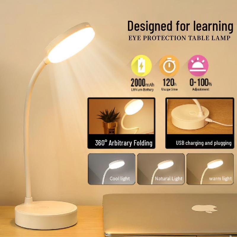 USB-Ladung Faltbare LED-Schreibtischlampe für Studenten & Kinder - Kreatives Lernlicht