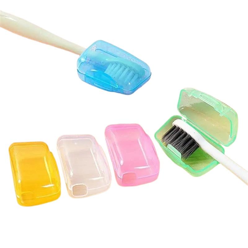 5Pcs Portable Toothbrush Head Protective Cover Dustproof Head Cover Toothbrush Head Protective Case For Travel Hiking Camping