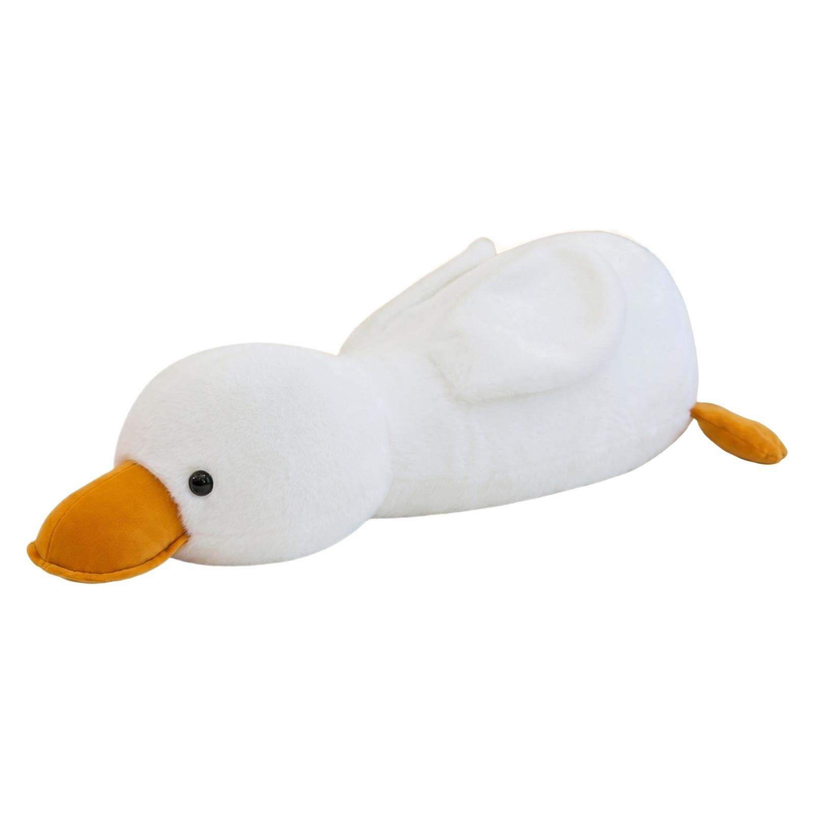 

Plush Duck Pillow Soft Stuffed Animal Toy for Kids Girls Nap Cushion Comfortable Sleeping Companion Birthday Gift One Size белый