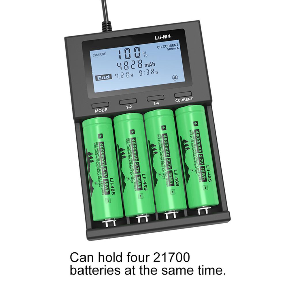 18650 Charger Universal for Smart Chargers for 26650 18650 21700 18350 Batteries