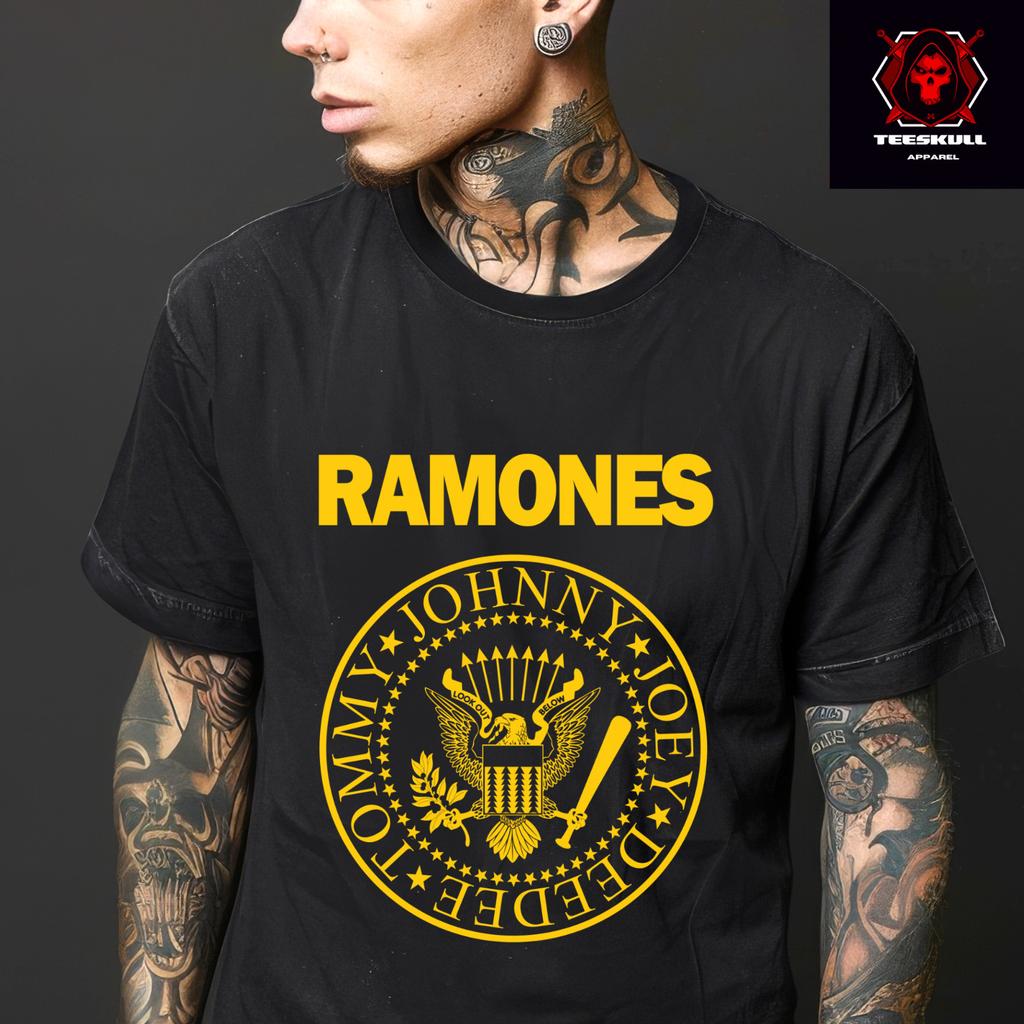 26 The Ramones Heavy Metal Rock Band Retro Tee Heavy Cotton Unisex T-SHIRT S-3XL Unisex T-Shirt