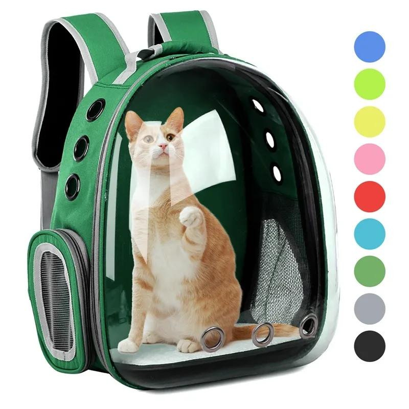 Pet Transport Bag Carrying For Cats .Cat Carrier Bags Breathable Pet Carriers Small Dog Cat Backpack Travel Space Capsule Cage