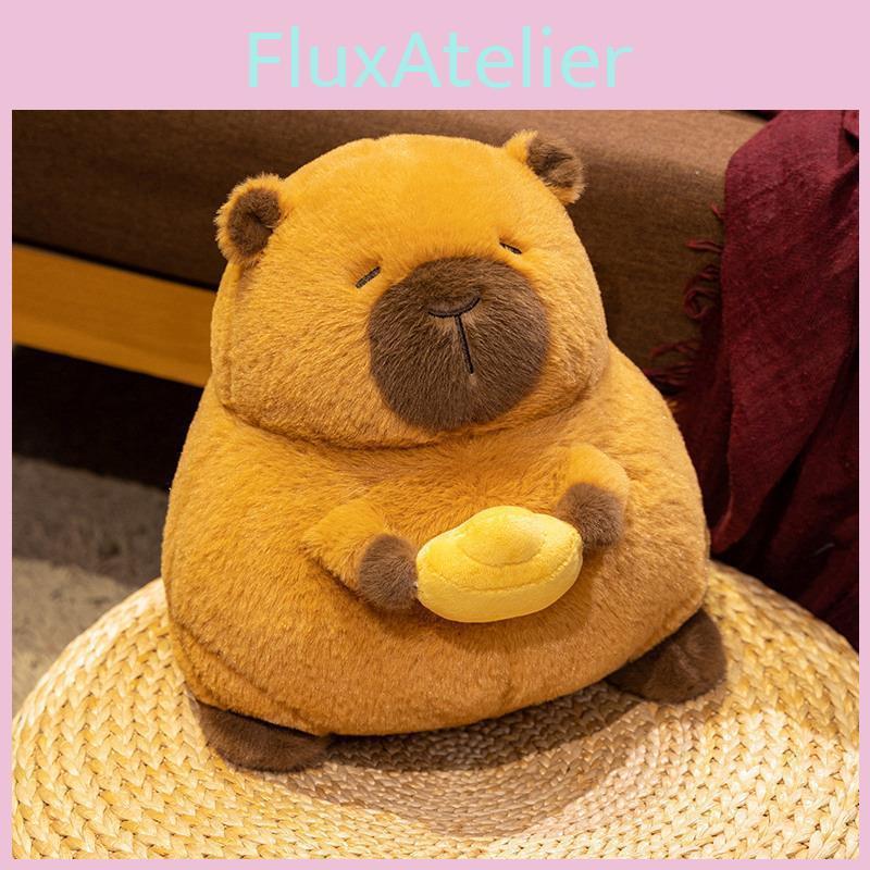 Adorable Capybara Plush Toy In Golden Ingot Design Perfect For Kids Birthday Gifts