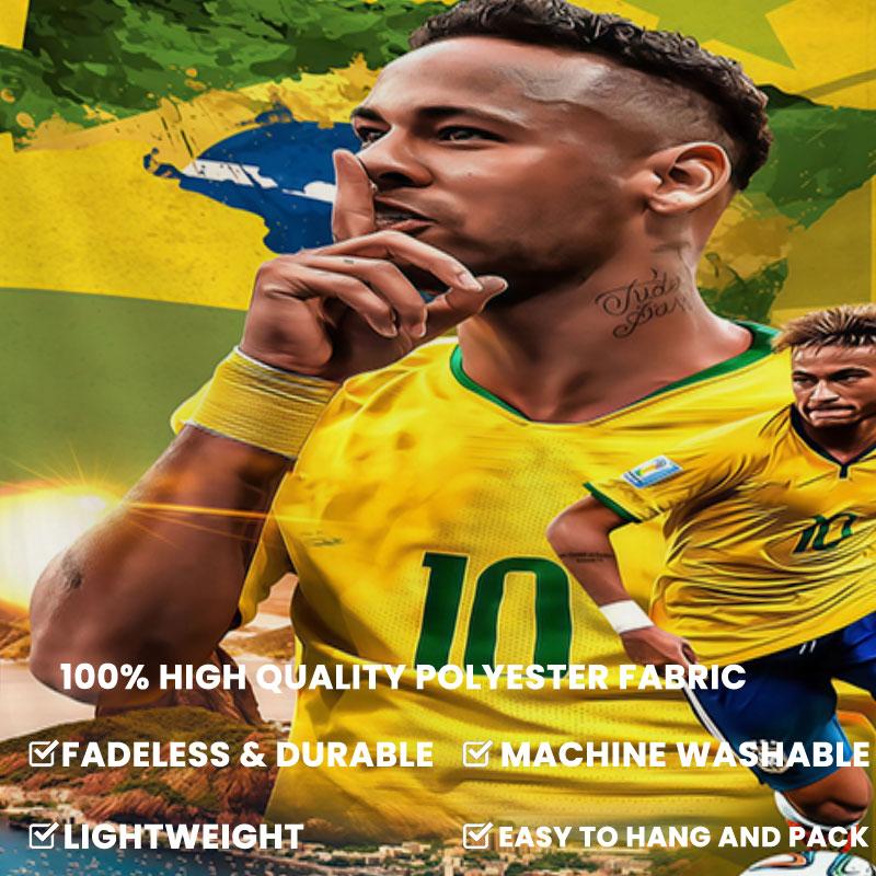 Neymar Wall Tapestry Aesthetic Wall Hanging Printed Fabric Blanket Decorative Tapestries for Bedroom Living Room Home Decor