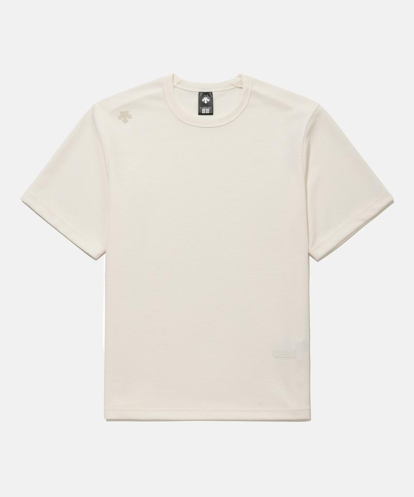 DESCENTE Dry Waffle Short Sleeve T-Shirt Ivory Sr111Uts32