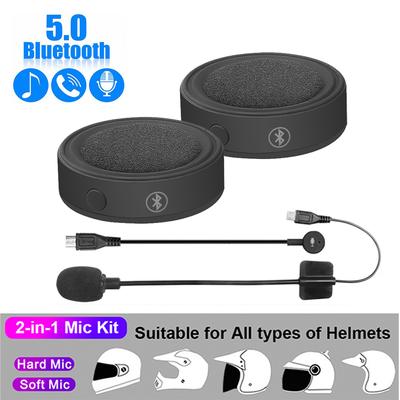 Motorradhelm-Headset Bluetooth 5.0 Drahtlose Freisprecheinrichtung Stereo-Musik-Player Moto-Kopfhörer Rauschunterdrückung Kopfhörer
