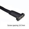 30cm USB 3.1 Front Panel Header Type E to Type C Motherboard Extension Cable Gen 2 10Gbps Type-E To USB-C Female Connector
