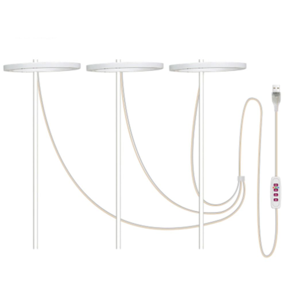 5V Full Spectrum Flower For Indoor Plants Herb Potted Ring Light Growing Lamp LED Light Plant Light