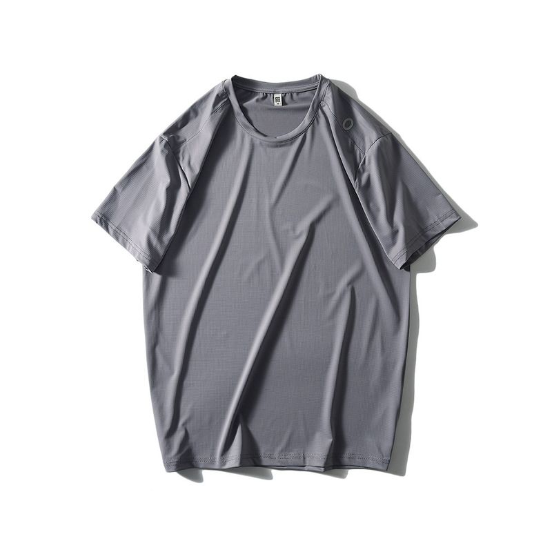 Outdoor Sports Ice Silk Quick-Drying Short-Sleeved T-shirt Men's Summer New Arrival Running Fitness Undershirt Export Men's T-shirt