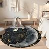 Stars Moon Round Floor Mat Design for Kitchen Decorate room Balcony Entryway Antislip Round Carpet Decorate Offices Birthday Christmas Gift
