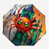 1pc Spider Castle Automatic Folding Umbrella - Design, Durable Iron Frame for Travel, Outdoor, Beach Fashion Accessory a0920020