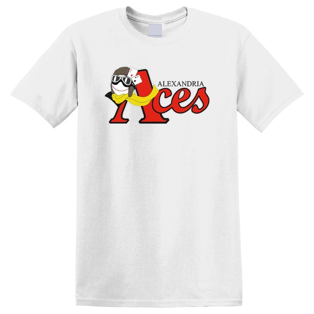 Alexandria Aces Baseball Club Texas League Men s White Size S to 5XL S