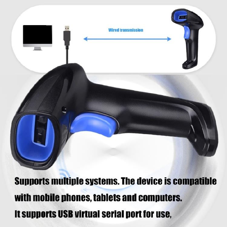 Corded Barcode Scanner Corded Handheld Barcode Reader for Smartphone Reader Recognition Scanner Accessories