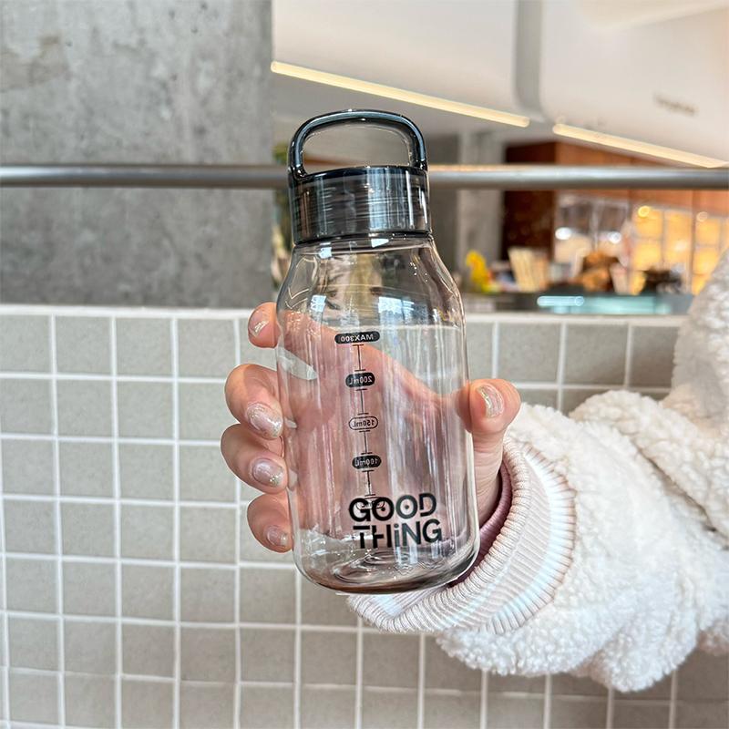 

330Ml/620Ml Creative Plastic Water Bottle Portable Sport Water Cup Kid Student Water Bottle For School Transparent A7