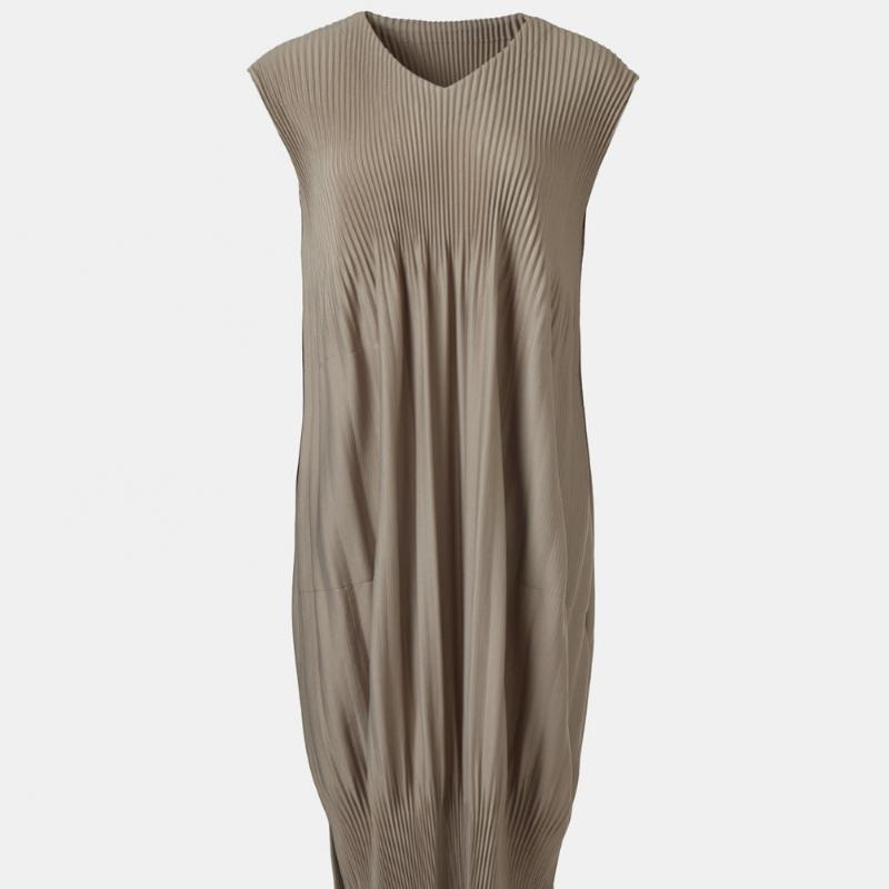 Pleats Me Jar Silhouette Pleated Dress Epops126005