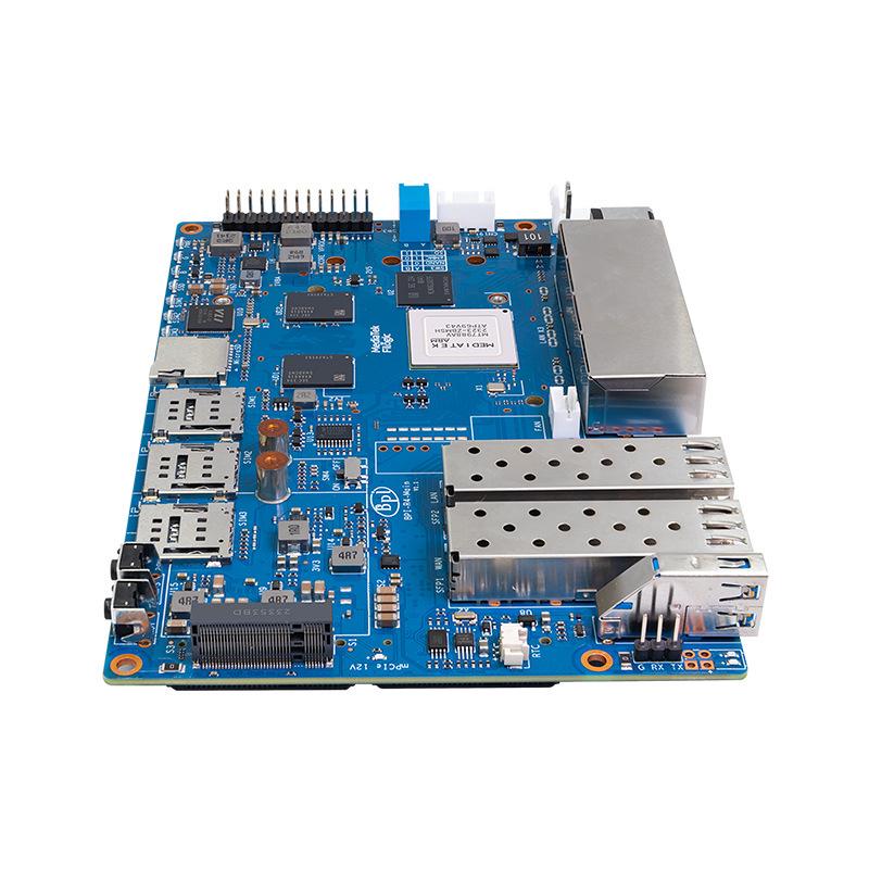 Banana Pi R4 Router Board: 4GB RAM, MediaTek MT7988A