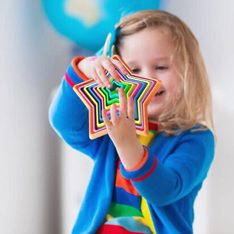 Adults Magic Star Fidget Stress Relief Sensory Toys For Anxiety Autism Children Juguetes Spiral Illusion Toy Party Games