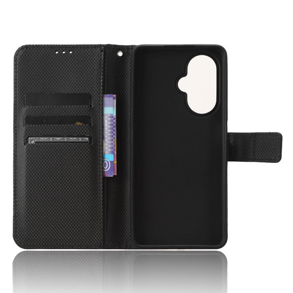 For OnePlus Nord CE 3 Lite 5G/Nord N30 5G Phone Case Wallet Stand Diamond Texture Phone Leather Cover