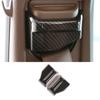 Seat Belt Buckle Adjust Cover Trim For Benz E-Class 2016-2021 ABS Carbon Fiber