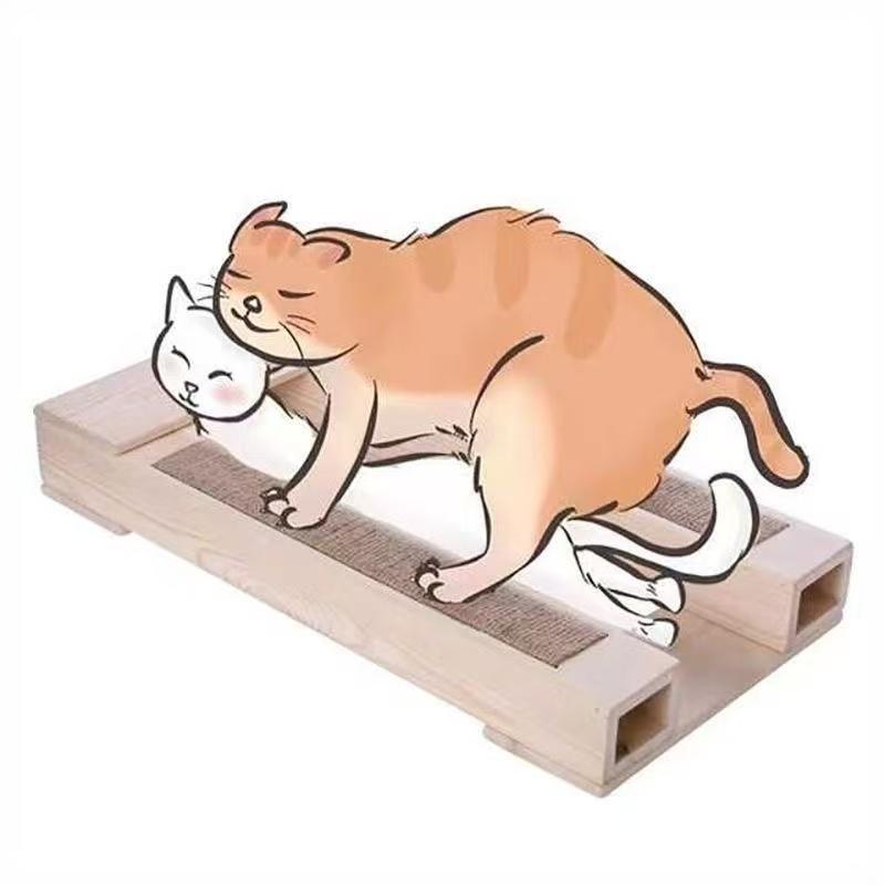 Solid Wood Pet Breeding Pedal Tools Anti-slip and Wear-resistant Cat Mating Tool and Cat Scratchers Pet Products Accessories
