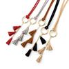Solid Color Braided Tassel Belt Tassel Detail Dress Waistband New Knit Belt  Casual Wear