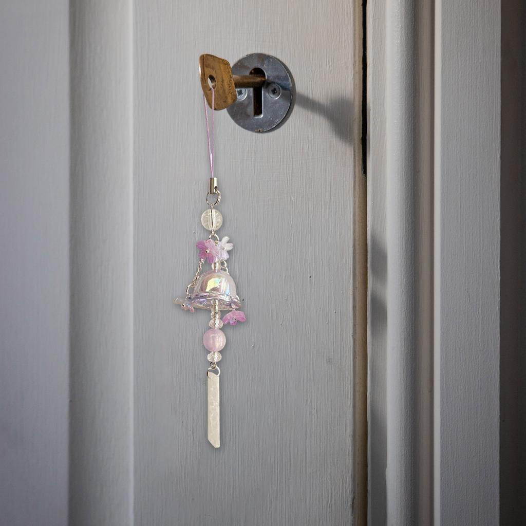 Creative Jellyfish Wind Chime Glass Pendant Phone Chain Decoration for Personalize Styles Casual Wear Stylish Outfits