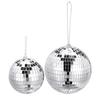 4/5/6/8/10/15/20cm Mirror Ball Hanging Reflective Disco Ball Ornaments Christmas Tree Decoration for Home Party Stage Decor