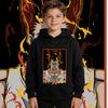Hunter X Hunter Gon Anime Print Hoodie Kids Fleece Lined Pullover Warm Fall Winter Sweatshirt for Boys Girls