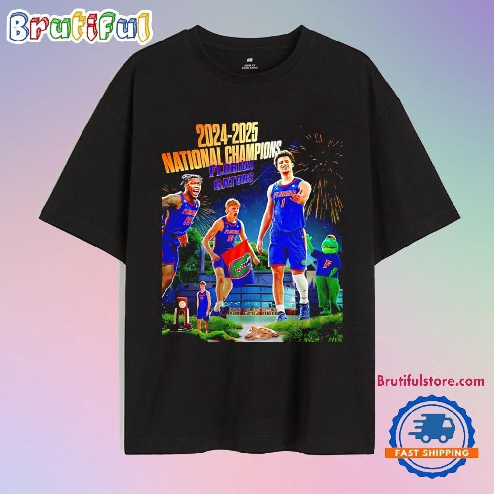 Флорида Гейторс 2024 2025 Национальные Чемпионы Постер Футболка Унисекс Футболка L