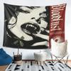 Gothic Vampire Tapestry Wall Hanging, Dark Fantasy Art Home Decor, Fabric Poster For Bedroom, Living Room, Dorm & Party