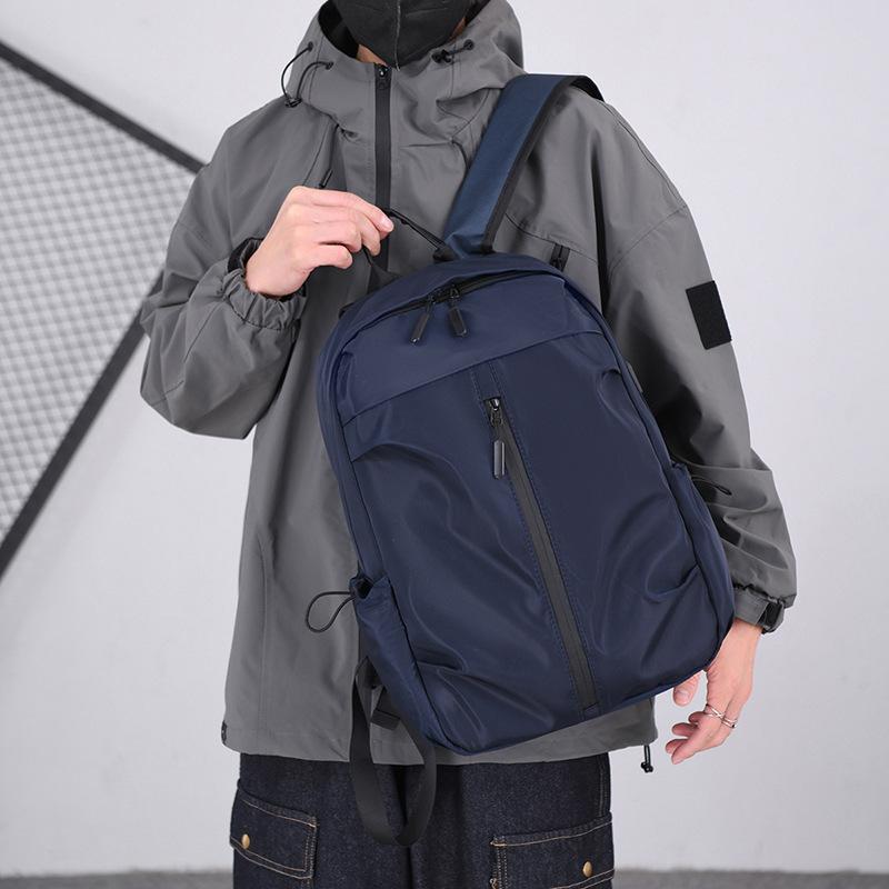 New Large Capacity Men's Backpack Simple Business Outdoor Travel Camping Hiking Backpack Lightweight Student School Backpack