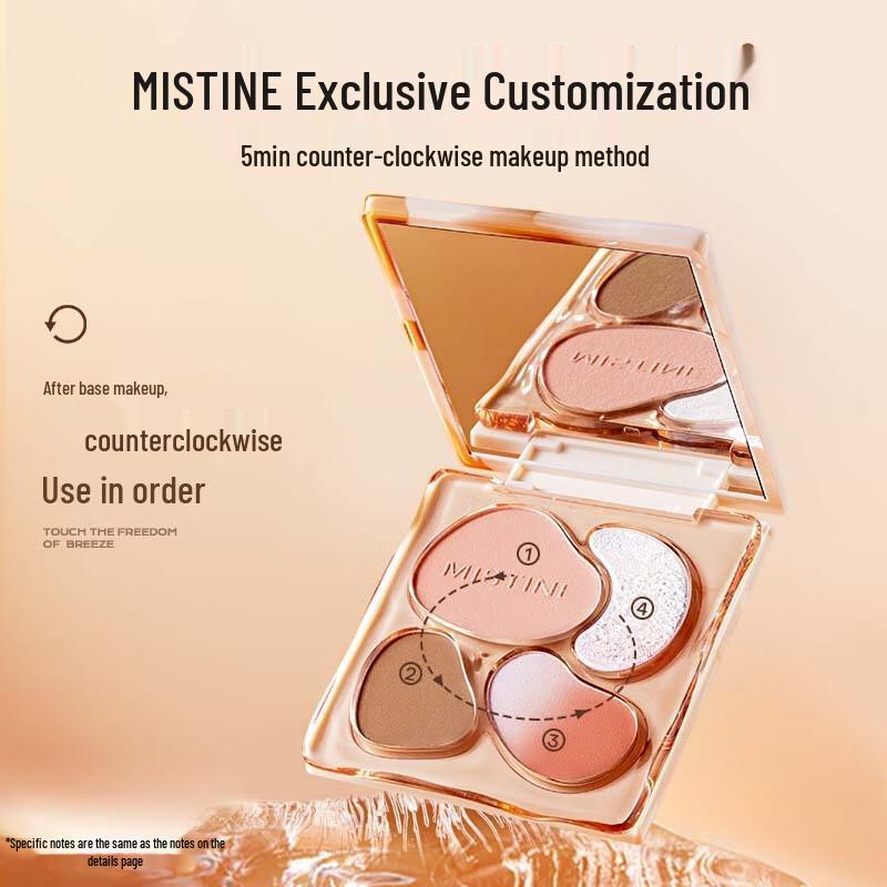 Mistine Kávové mléko Vše v jednom Paleta pro make-up obličeje