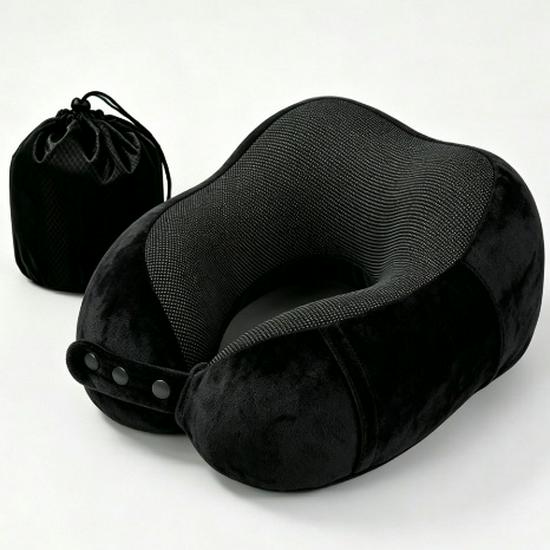 Slow Rebound Memory Foam U-Shape Neck Pillow for Travel