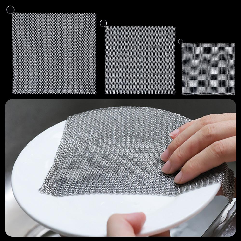 Square Shape Steel Rust Remover Metal Cleaning Brush  Cleaning Tools Household Goods
