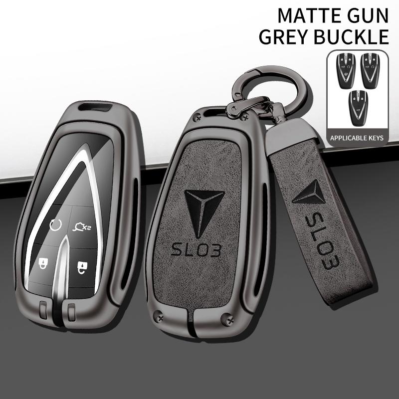For Changan Eado Cs55 Cs35Plus Cs55Plus Cs75Plus Cs95 Cs15Ev Cx70 Key Case Zinc Alloy Leather Car Smart Remote Key Cover