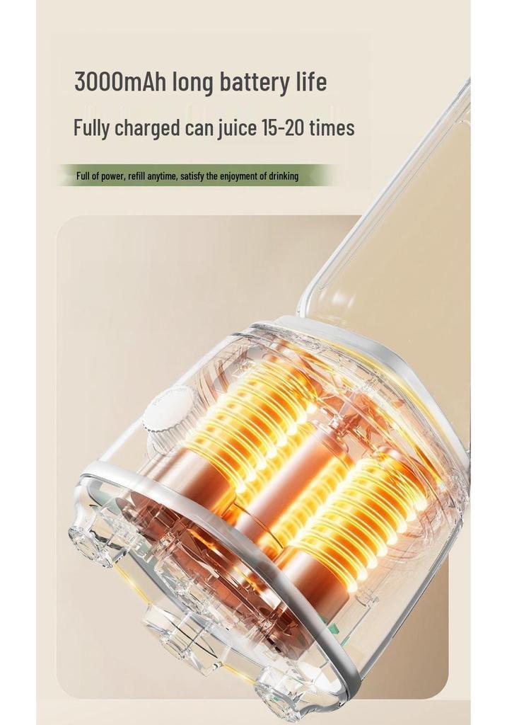Portable Electric Fruit Juicer Cup - Home Use Blender & Processor