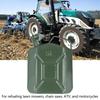 1.3 Gallon 5L Gasoline Container Thickened Stainless Steel Fuel Tank Carrying Can with Portable Handle